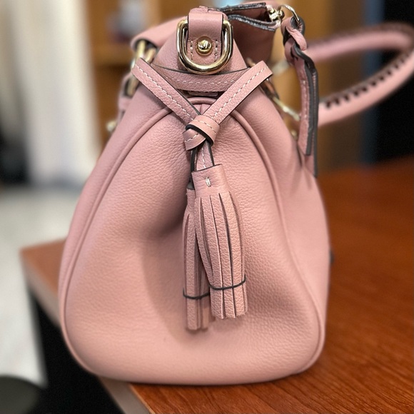 SOLD!!! Dooney & Bourke Small Mauve Pink Sorrento Satchel - Picture 3 of 9